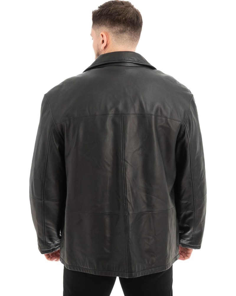  Γνήσιο Ανδρικό Δερμάτινο Μπουφάν - Z471