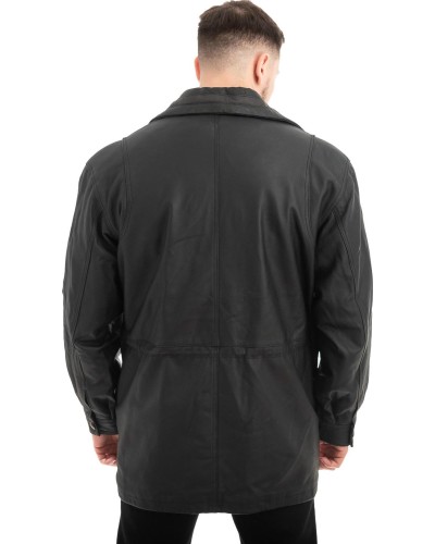  Γνήσιο Ανδρικό Δερμάτινο Μπουφάν - Z476