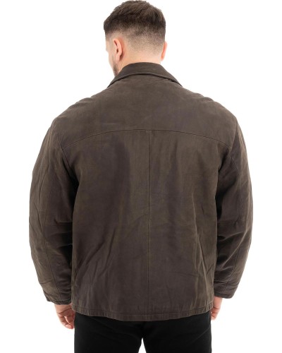  Γνήσιο Ανδρικό Δερμάτινο Μπουφάν - Z479