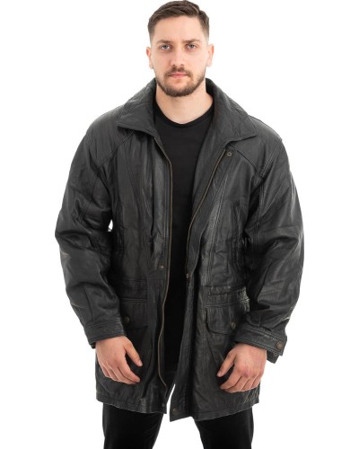  Γνήσιο Ανδρικό Δερμάτινο Μπουφάν - Z481