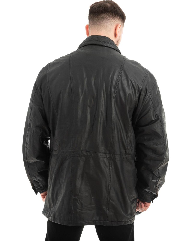  Γνήσιο Ανδρικό Δερμάτινο Μπουφάν - Z483