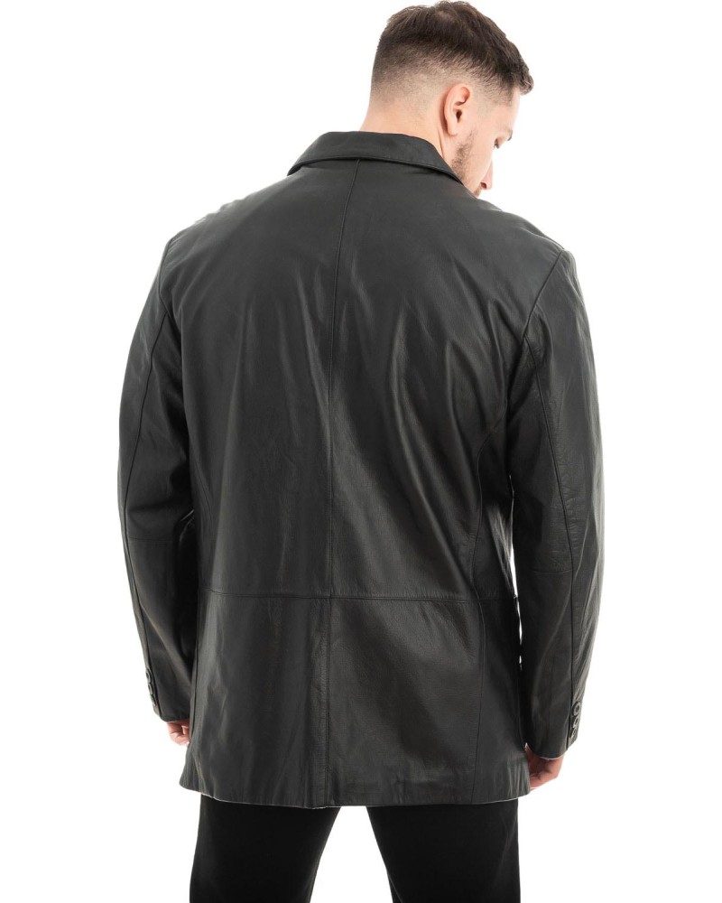 Γνήσιο Ανδρικό Δερμάτινο Σακάκι - Z484