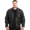  Γνήσιο Ανδρικό Δερμάτινο Μπουφάν - Z490