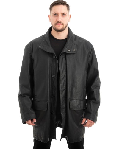  Γνήσιο Ανδρικό Δερμάτινο Μπουφάν - Z492