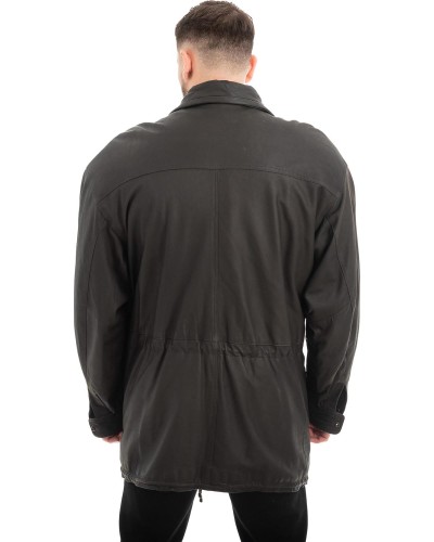  Γνήσιο Ανδρικό Δερμάτινο Μπουφάν - Z493