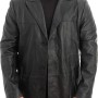 Γνήσιο Ανδρικό Δερμάτινο Παλτό - Z498