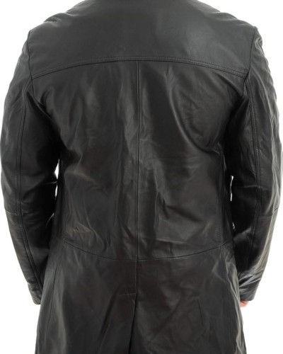 Γνήσιο Ανδρικό Δερμάτινο Παλτό - Z498