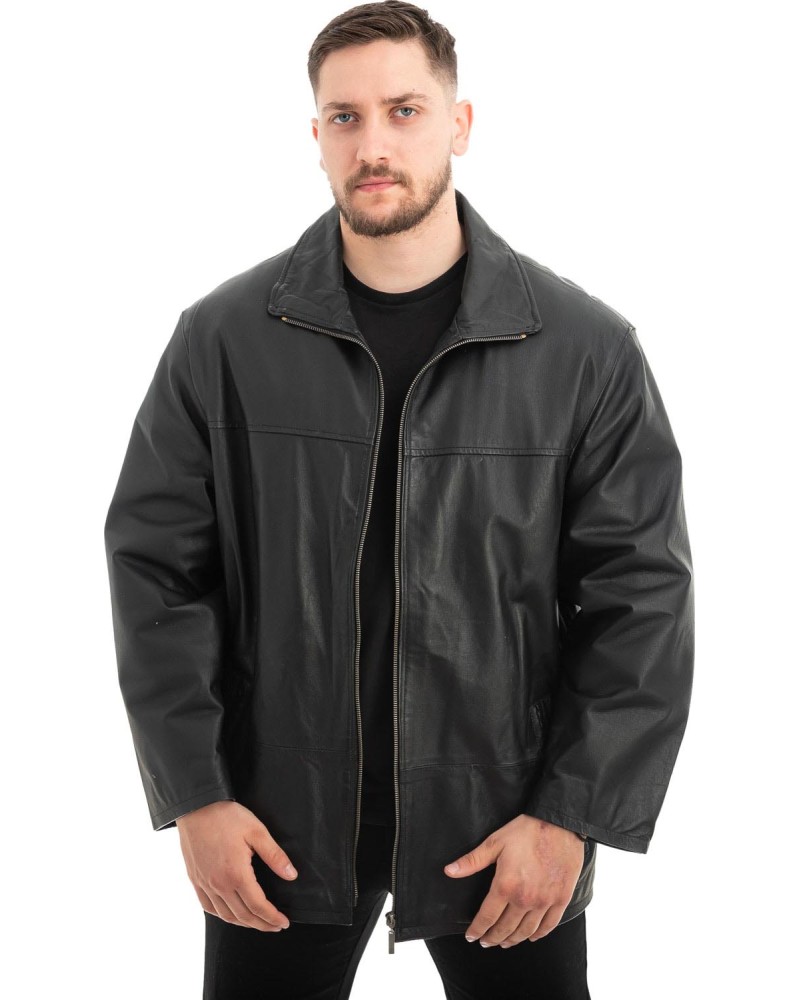  Γνήσιο Ανδρικό Δερμάτινο Μπουφάν - Z502