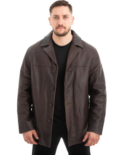 Γνήσιο Ανδρικό Δερμάτινο Σακάκι - Z504