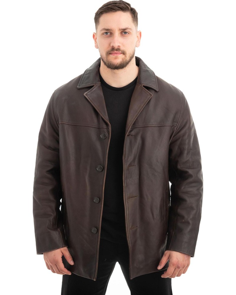 Γνήσιο Ανδρικό Δερμάτινο Σακάκι - Z504