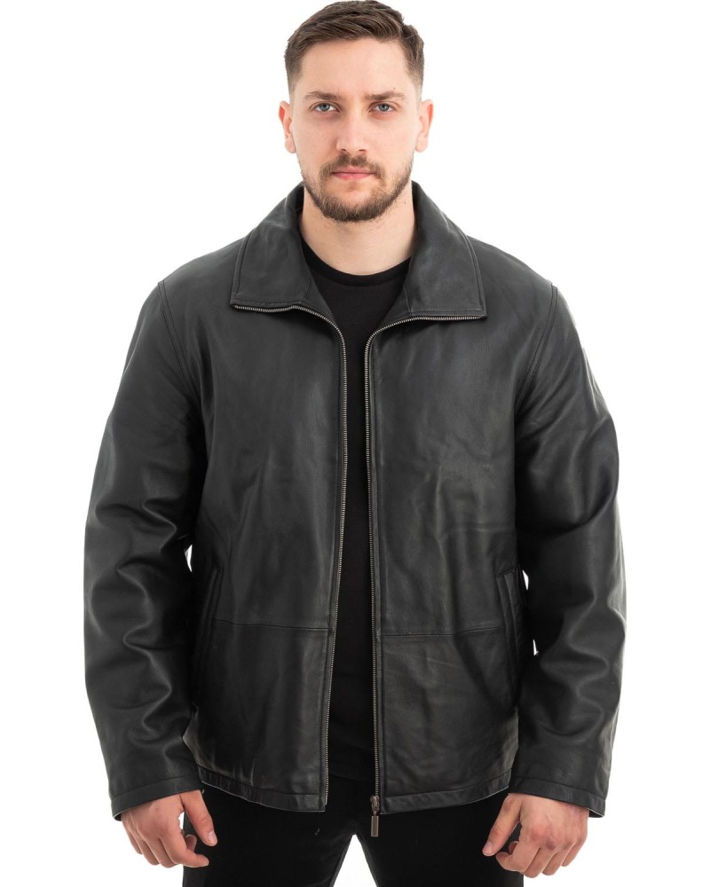  Γνήσιο Ανδρικό Δερμάτινο Μπουφάν - Z505