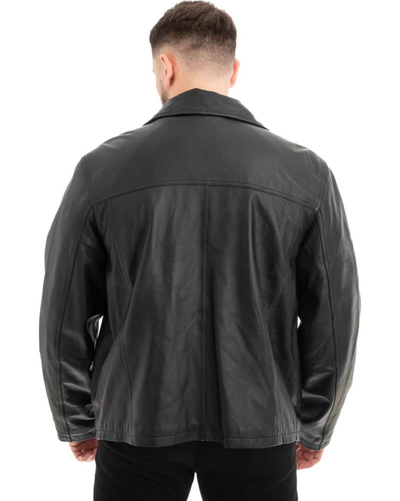  Γνήσιο Ανδρικό Δερμάτινο Μπουφάν - Z505