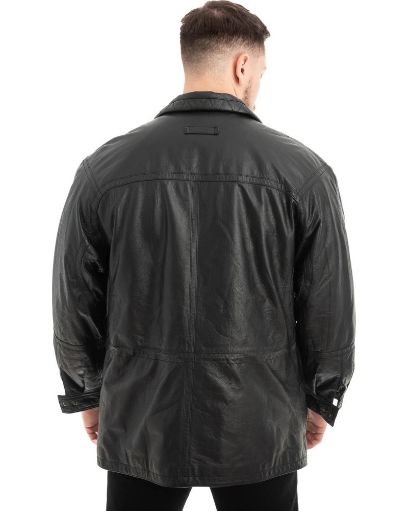  Γνήσιο Ανδρικό Δερμάτινο Μπουφάν - Z509