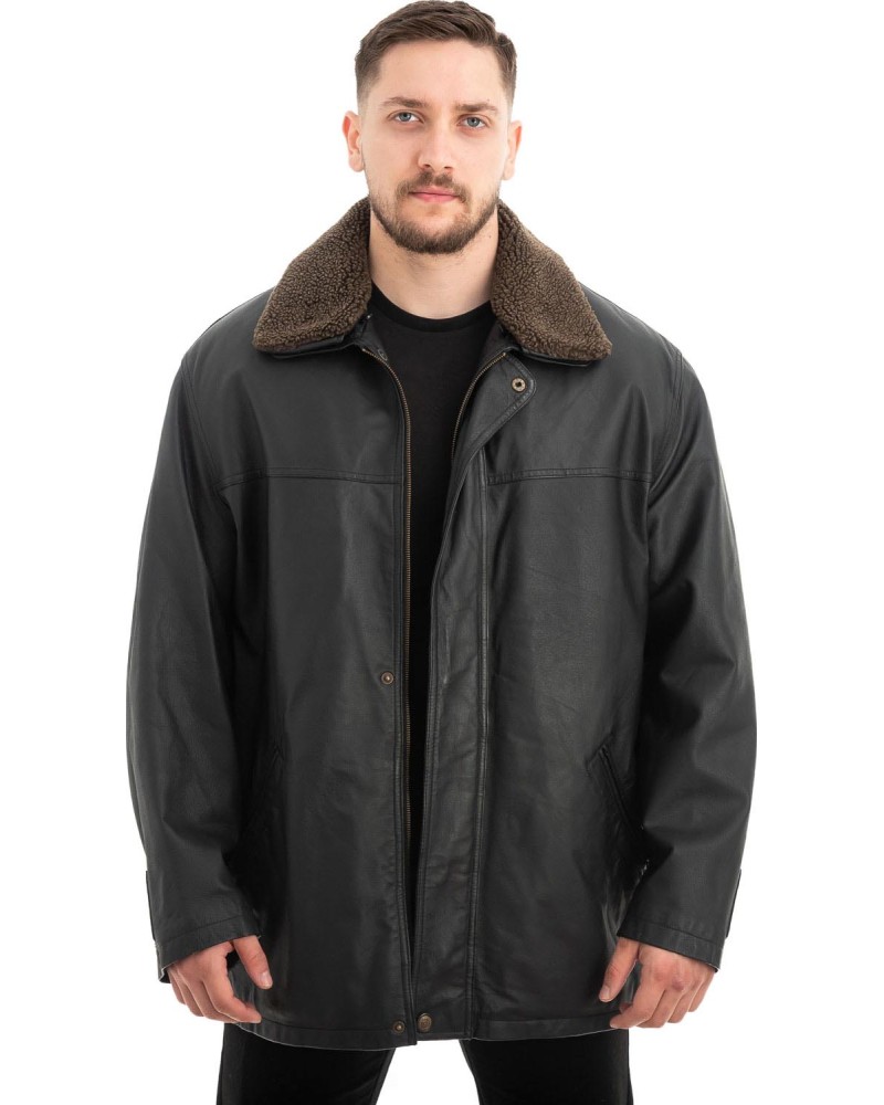  Γνήσιο Ανδρικό Δερμάτινο Μπουφάν - Z510