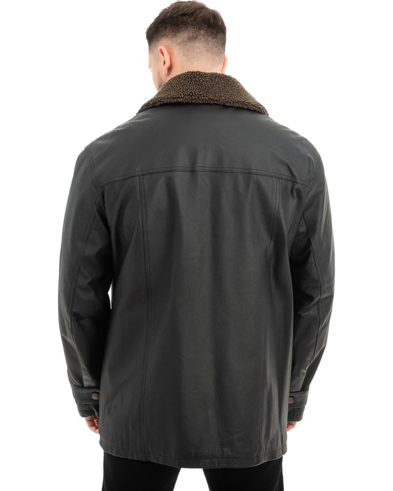  Γνήσιο Ανδρικό Δερμάτινο Μπουφάν - Z510