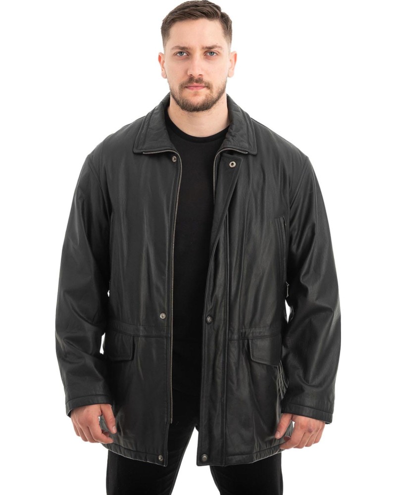  Γνήσιο Ανδρικό Δερμάτινο Μπουφάν - Z515