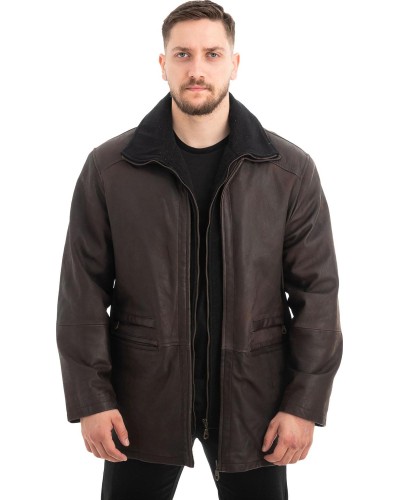  Γνήσιο Ανδρικό Δερμάτινο Μπουφάν - Z525
