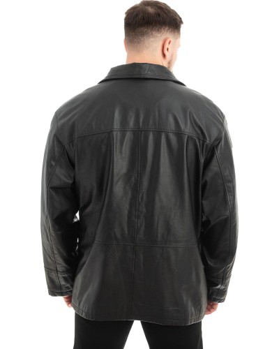  Γνήσιο Ανδρικό Δερμάτινο Μπουφάν - Z526