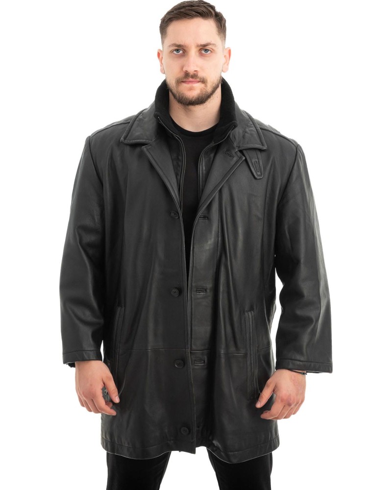  Γνήσιο Ανδρικό Δερμάτινο Μπουφάν - Z531