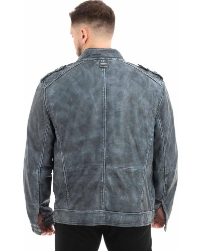  Γνήσιο Ανδρικό Δερμάτινο Μπουφάν - Z533