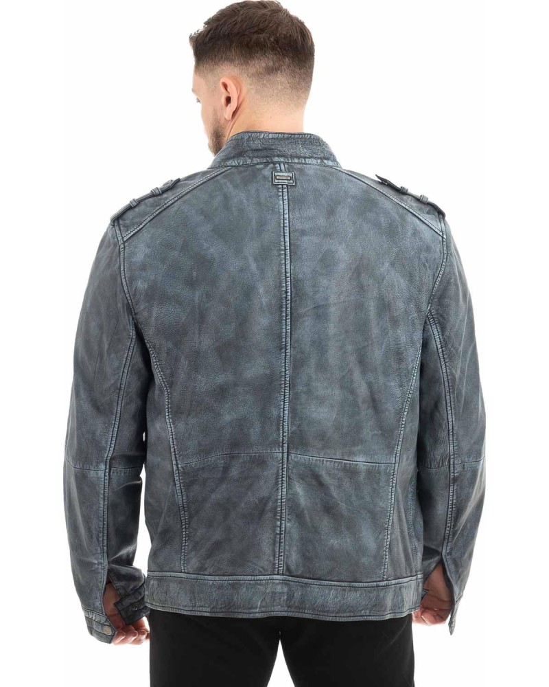  Γνήσιο Ανδρικό Δερμάτινο Μπουφάν - Z533