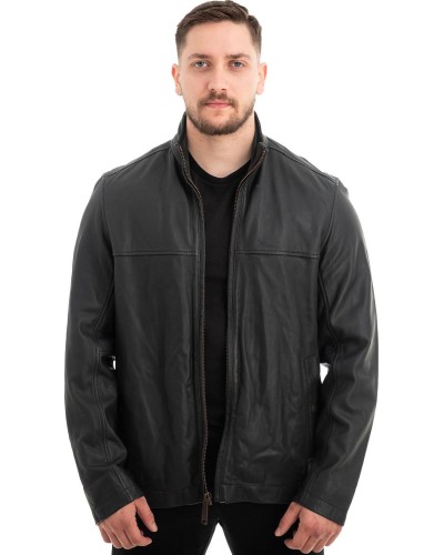  Γνήσιο Ανδρικό Δερμάτινο Μπουφάν - Z538