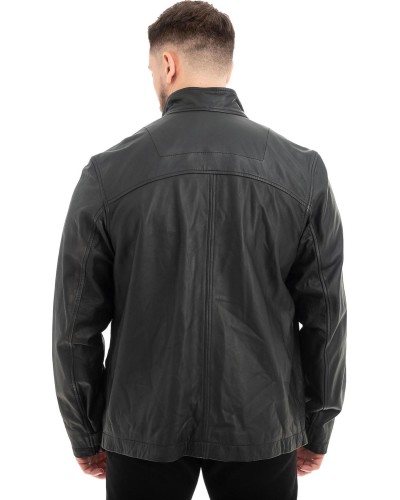  Γνήσιο Ανδρικό Δερμάτινο Μπουφάν - Z538