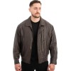  Γνήσιο Ανδρικό Δερμάτινο Μπουφάν - Z540