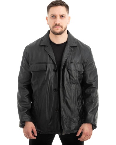 Γνήσιο Ανδρικό Δερμάτινο Σακάκι - Z553