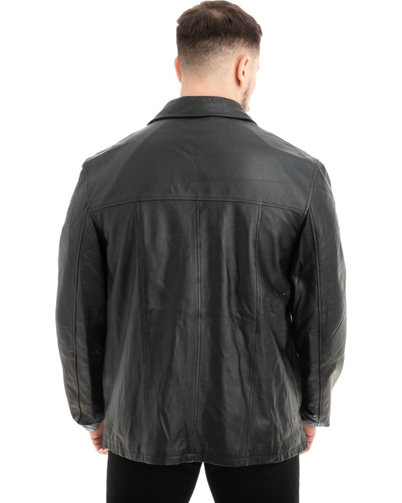 Γνήσιο Ανδρικό Δερμάτινο Σακάκι - Z553