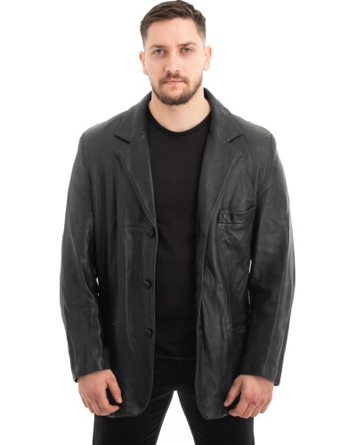 Γνήσιο Ανδρικό Δερμάτινο Σακάκι - Z559
