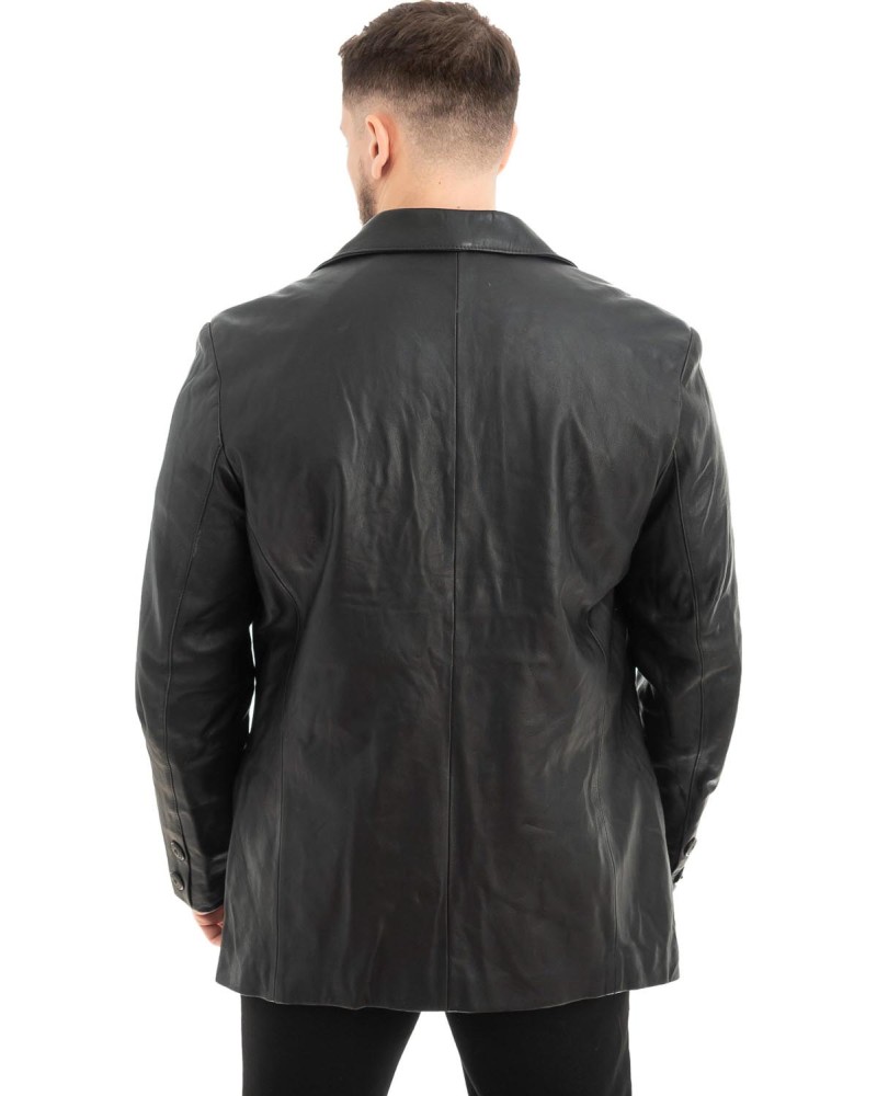 Γνήσιο Ανδρικό Δερμάτινο Σακάκι - Z559