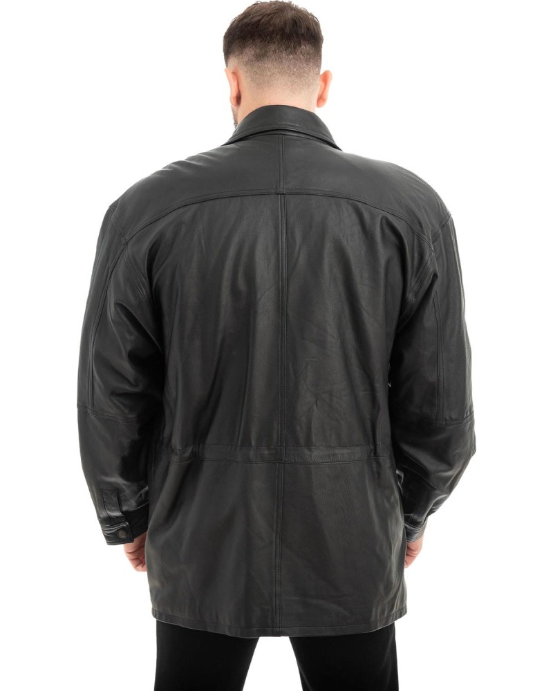  Γνήσιο Ανδρικό Δερμάτινο Μπουφάν - Z563