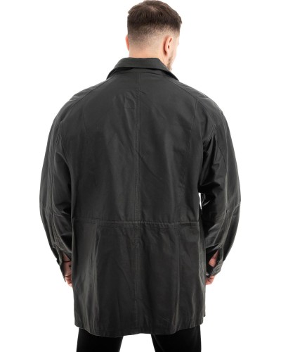  Γνήσιο Ανδρικό Δερμάτινο Μπουφάν - Z565