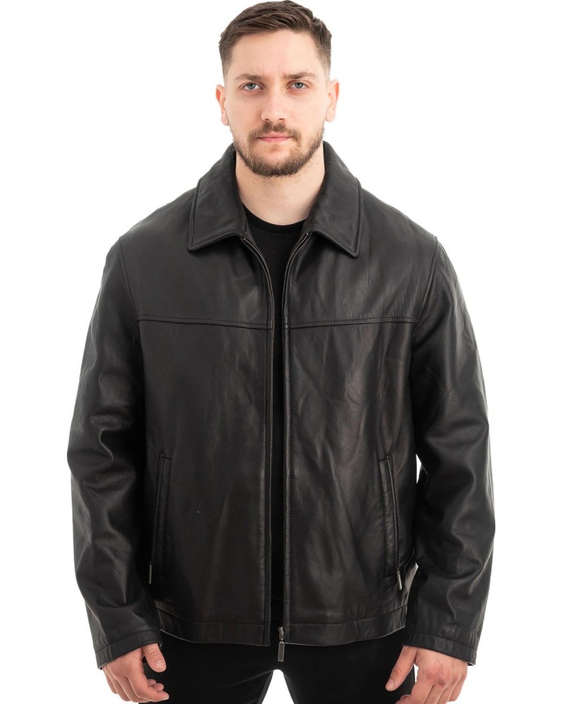  Γνήσιο Ανδρικό Δερμάτινο Μπουφάν - Z569