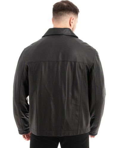  Γνήσιο Ανδρικό Δερμάτινο Μπουφάν - Z569