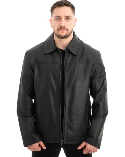  Γνήσιο Ανδρικό Δερμάτινο Μπουφάν - Z573