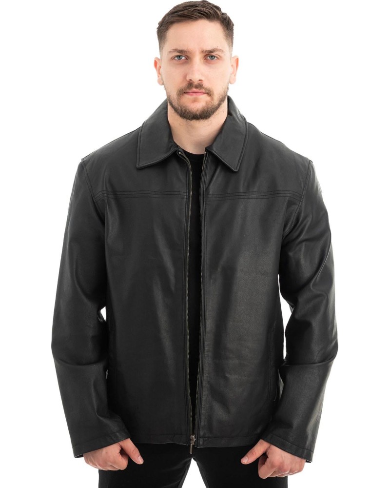  Γνήσιο Ανδρικό Δερμάτινο Μπουφάν - Z573