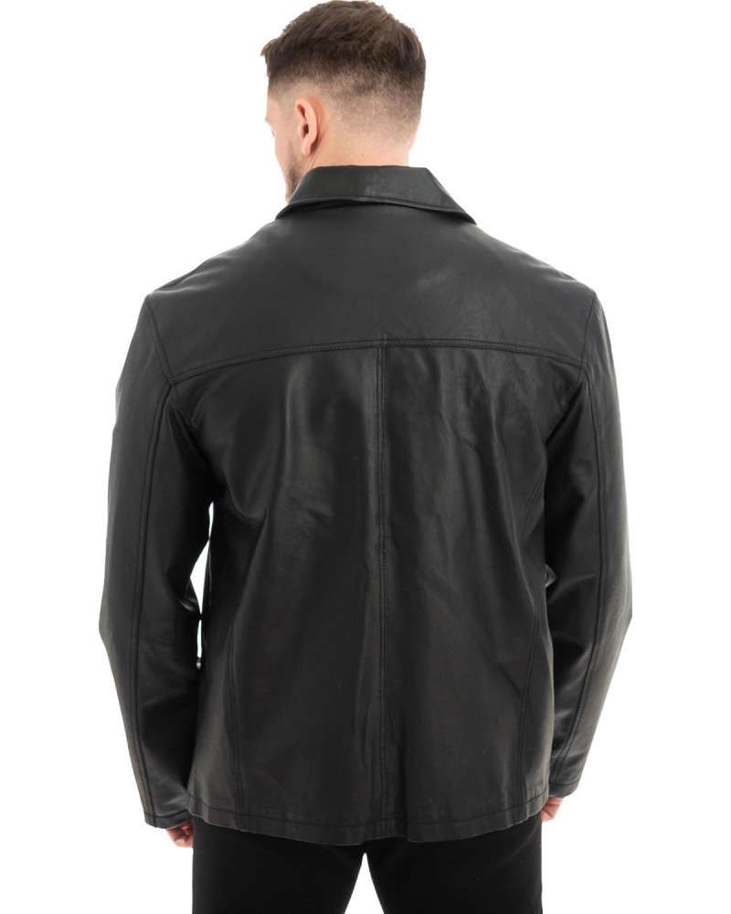  Γνήσιο Ανδρικό Δερμάτινο Μπουφάν - Z573