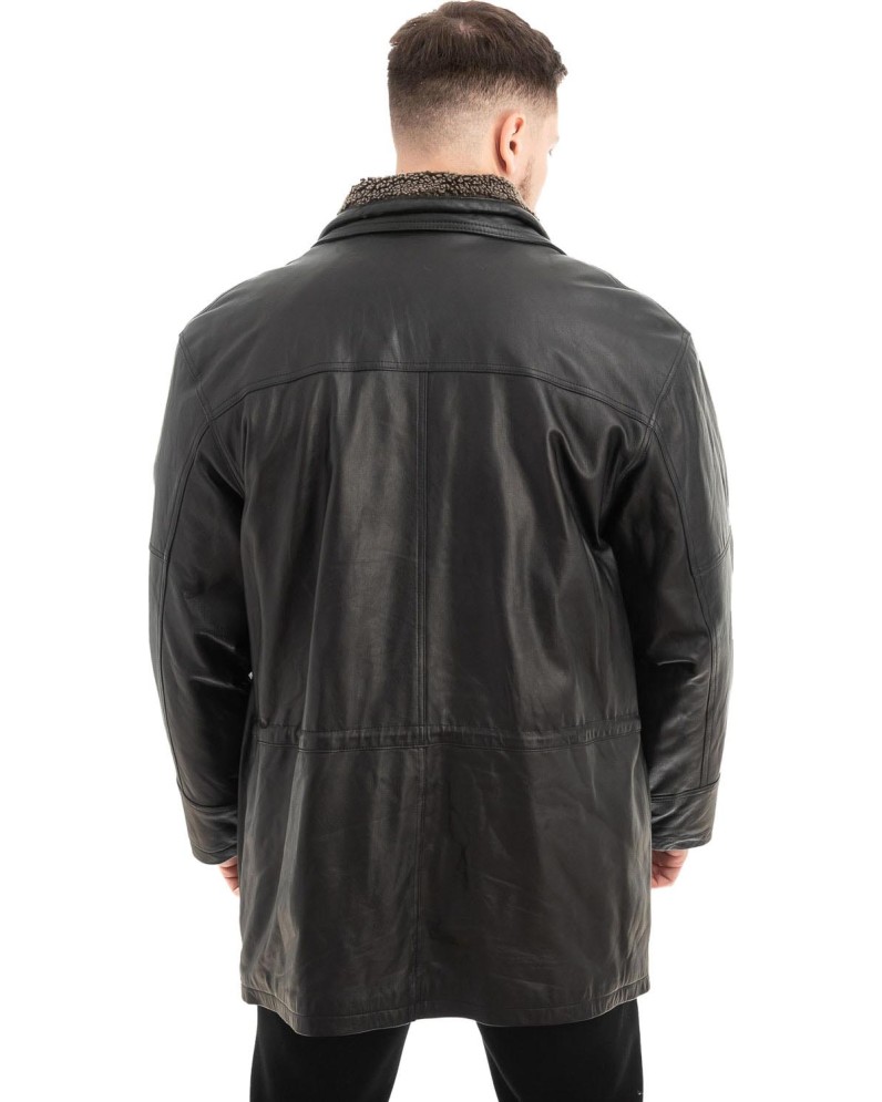  Γνήσιο Ανδρικό Δερμάτινο Μπουφάν - Z580