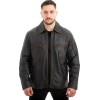  Γνήσιο Ανδρικό Δερμάτινο Μπουφάν - Z582