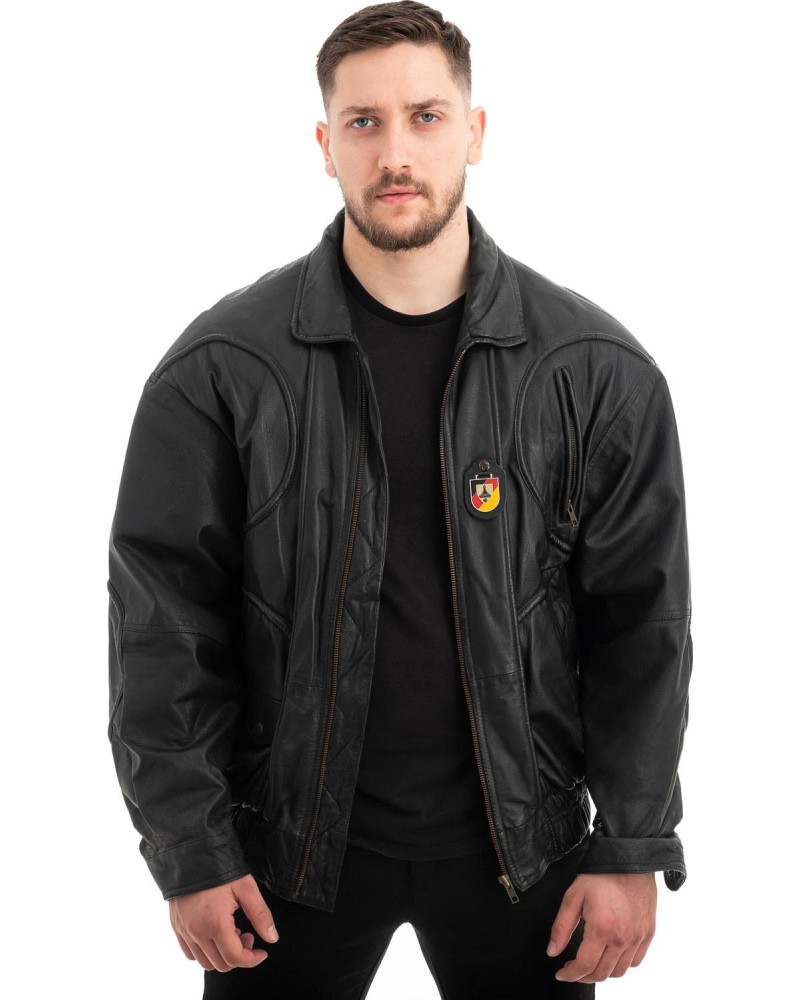  Γνήσιο Ανδρικό Δερμάτινο Μπουφάν - Z585
