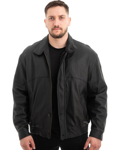  Γνήσιο Ανδρικό Δερμάτινο Μπουφάν - Z590