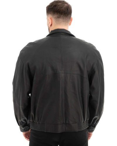  Γνήσιο Ανδρικό Δερμάτινο Μπουφάν - Z590