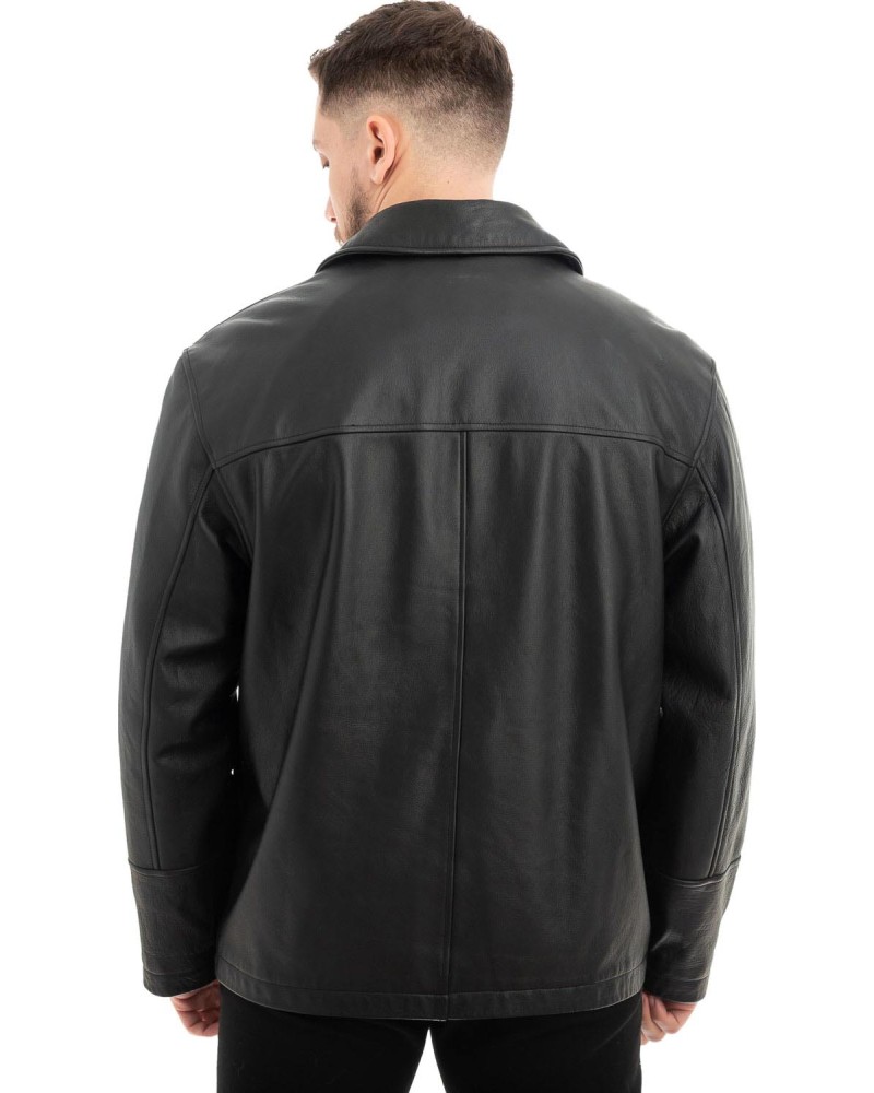  Γνήσιο Ανδρικό Δερμάτινο Μπουφάν - Z592