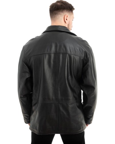  Γνήσιο Ανδρικό Δερμάτινο Μπουφάν - Z593
