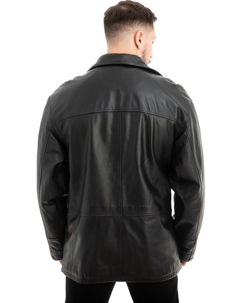  Γνήσιο Ανδρικό Δερμάτινο Μπουφάν - Z593