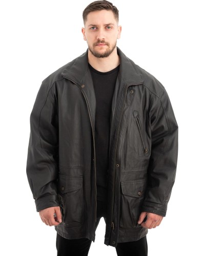  Γνήσιο Ανδρικό Δερμάτινο Μπουφάν - Z594