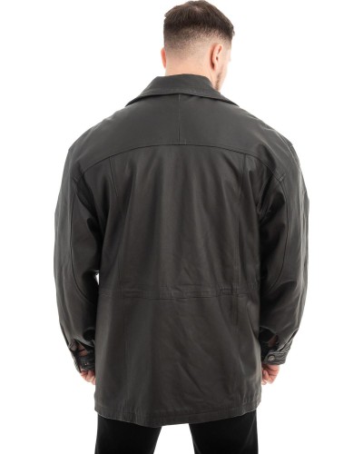  Γνήσιο Ανδρικό Δερμάτινο Μπουφάν - Z594