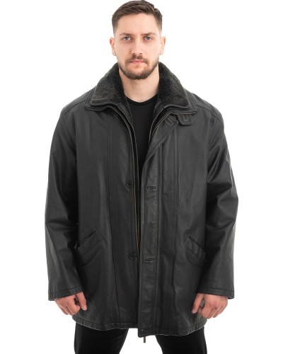  Γνήσιο Ανδρικό Δερμάτινο Μπουφάν - Z607